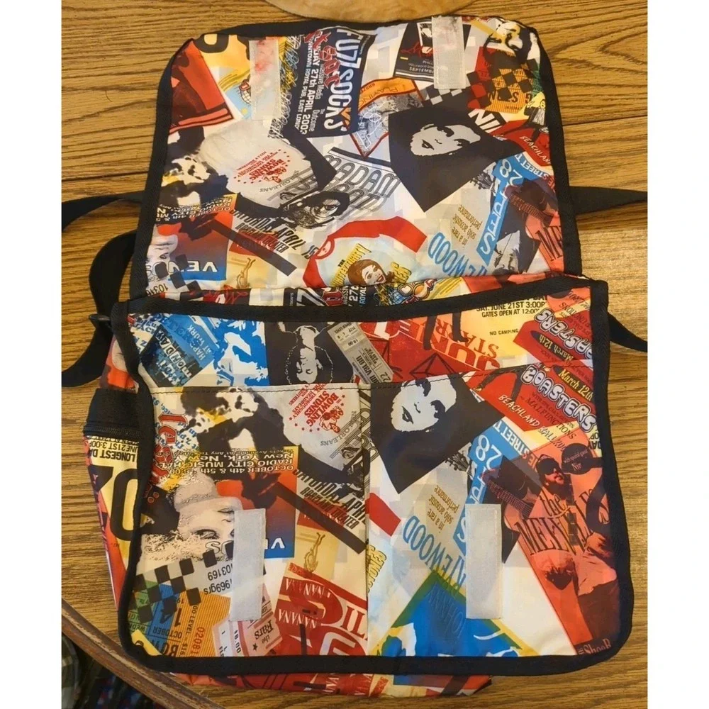 Lesportsac Messenger Bag Music Artists Concert Band Artist Print‎